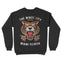 Miami Crewneck in Black - back view