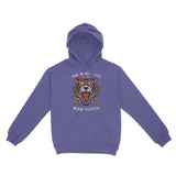 Miami Tiger Tough Hoodie Violet front