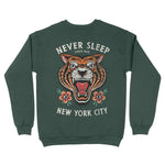 New York Tiger Tough Crewneck Forest back