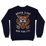 New York Tiger Tough Crewneck Navy back