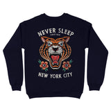 New York Tiger Tough Crewneck Navy back
