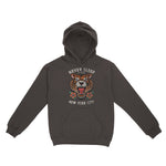 New York Tiger Tough Hoodie Dark_Chocolate front
