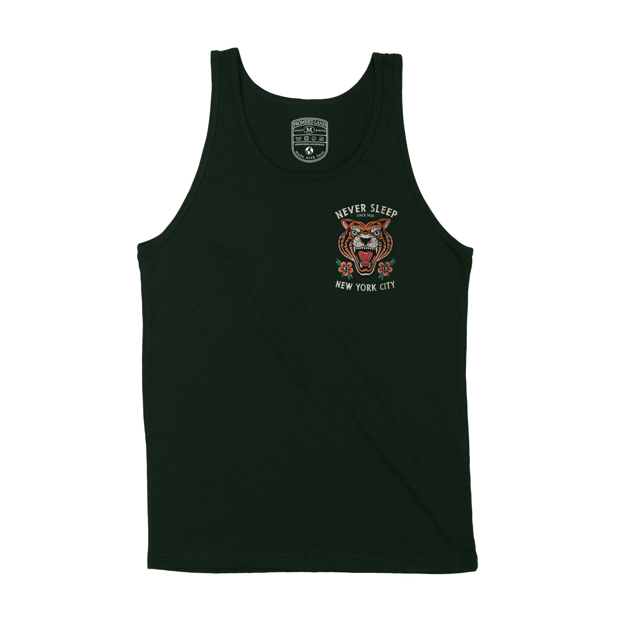 New York Tiger Tough Tank Top Forest front
