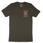 New York Tiger Tough T-Shirt Army front