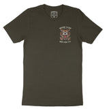 New York Tiger Tough T-Shirt Army front