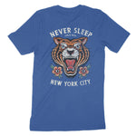 New York Tiger Tough T-Shirt Columbia_Blue back