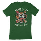 New York Tiger Tough T-Shirt Evergreen back