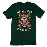 New York T-Shirt in Forest - back view