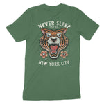 New York Tiger Tough T-Shirt Hunter_Green back