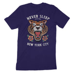 New York Tiger Tough T-Shirt Team_Navy back
