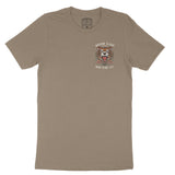 New York Tiger Tough T-Shirt Vintage_Brown front