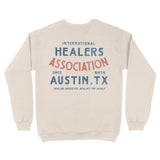 Austin Crewneck in Natural - back view