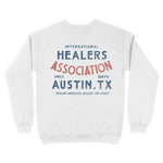 Austin Healer S Club Crewneck White back
