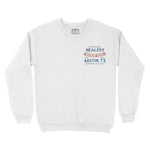 Austin Healer S Club Crewneck White front