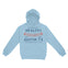 Austin Hoodie in Light Blue - front view