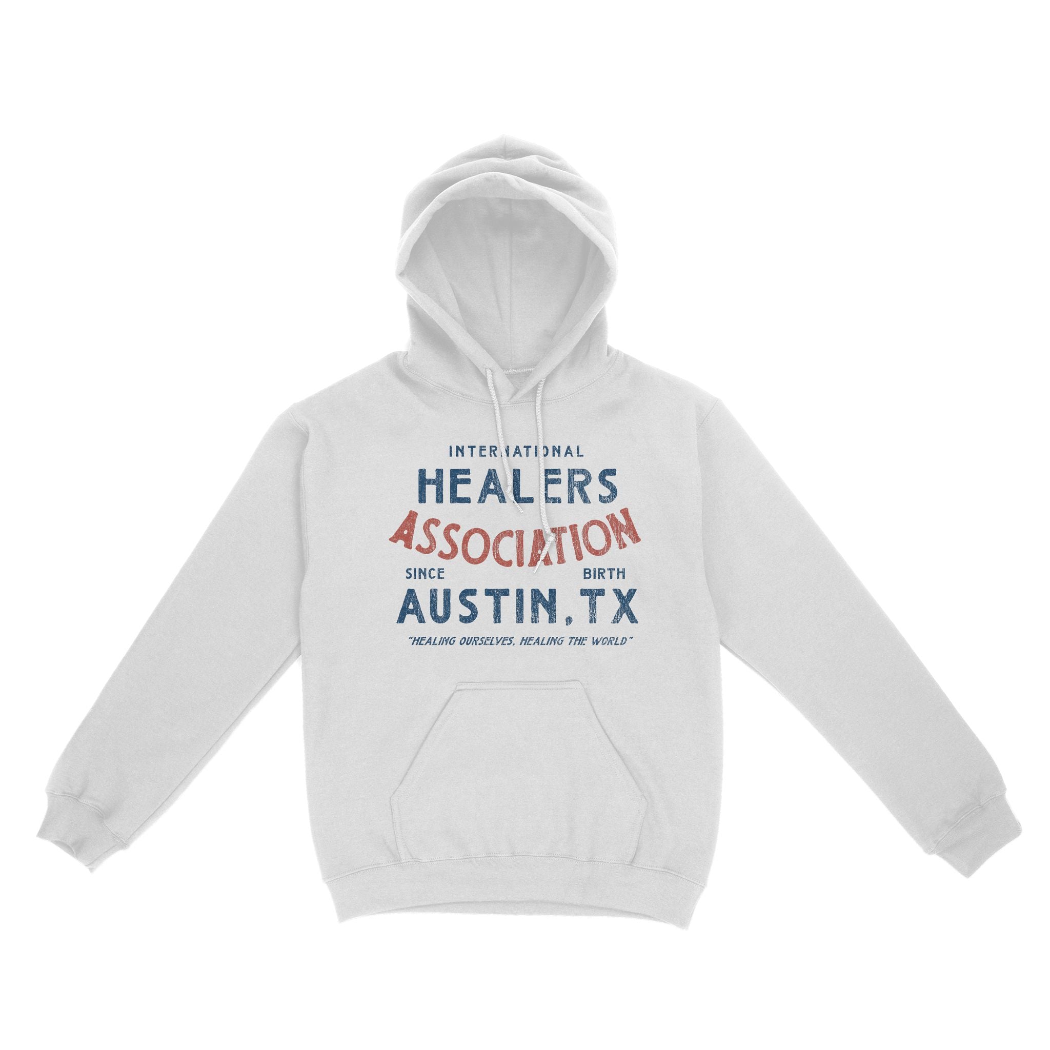 Austin Healer S Club Hoodie White front