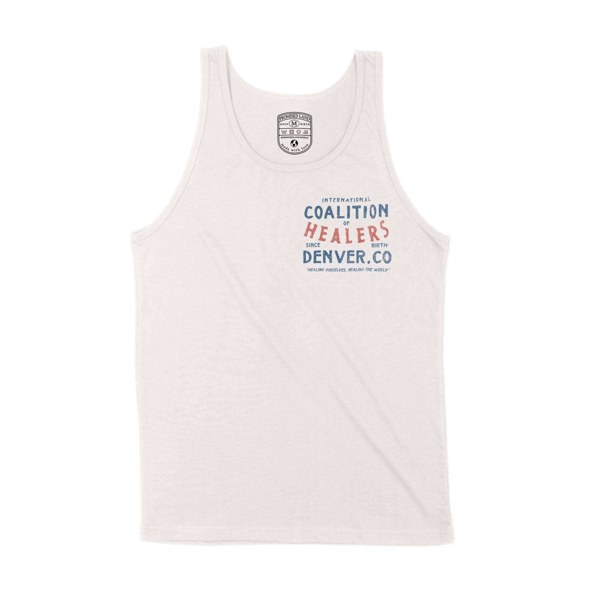 Denver Healer's Club Tank Top in Vintage - front view