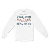 Denver Longsleeve in White - front view