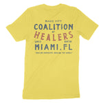 Miami Healer S Club T-Shirt Maize Yellow back