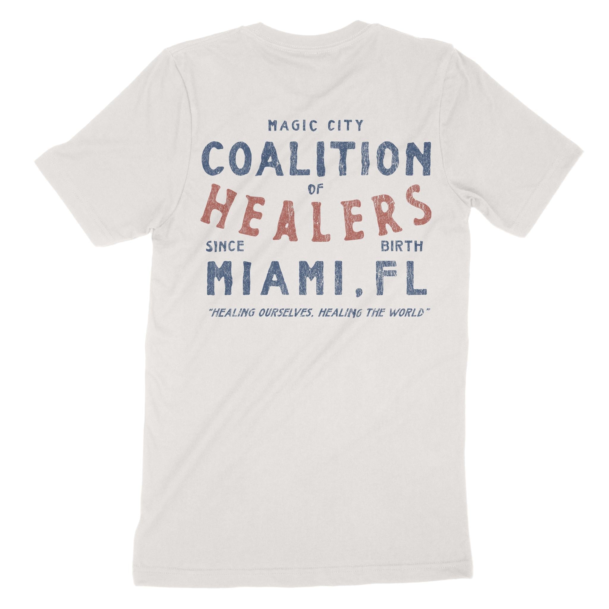 Miami Healer S Club T-Shirt Vintage White back