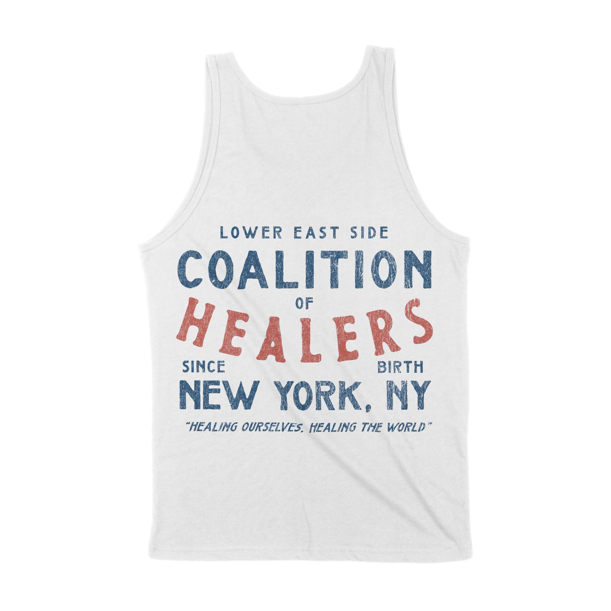 New York Healer S Club Tank Top White back