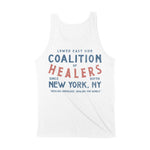New York Tank Top in White - back view