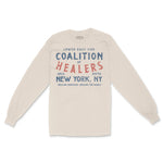New York Healer's Club Longsleeve in Natural - front view