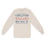 New York Healer's Club Longsleeve in Natural - front view