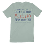 New York Healer S Club T-Shirt Dusty Blue back