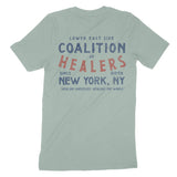 New York Healer S Club T-Shirt Dusty Blue back