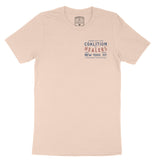 New York Healer S Club T-Shirt Peach front