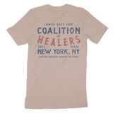 New York Healer S Club T-Shirt Pink Gravel back