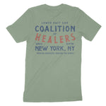 New York Healer S Club T-Shirt Sage back