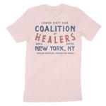New York Healer S Club T-Shirt Soft Pink back