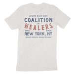 New York Healer S Club T-Shirt Vintage White back