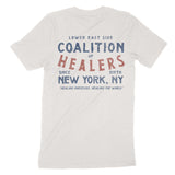 New York Healer S Club T-Shirt Vintage White back