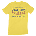 New York Healer S Club T-Shirt Yellow back