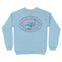 Austin Crewneck in Light Blue - back view