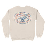 Austin Crewneck in Natural - back view