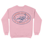 Denver Scorpions Rule Crewneck Light Pink back