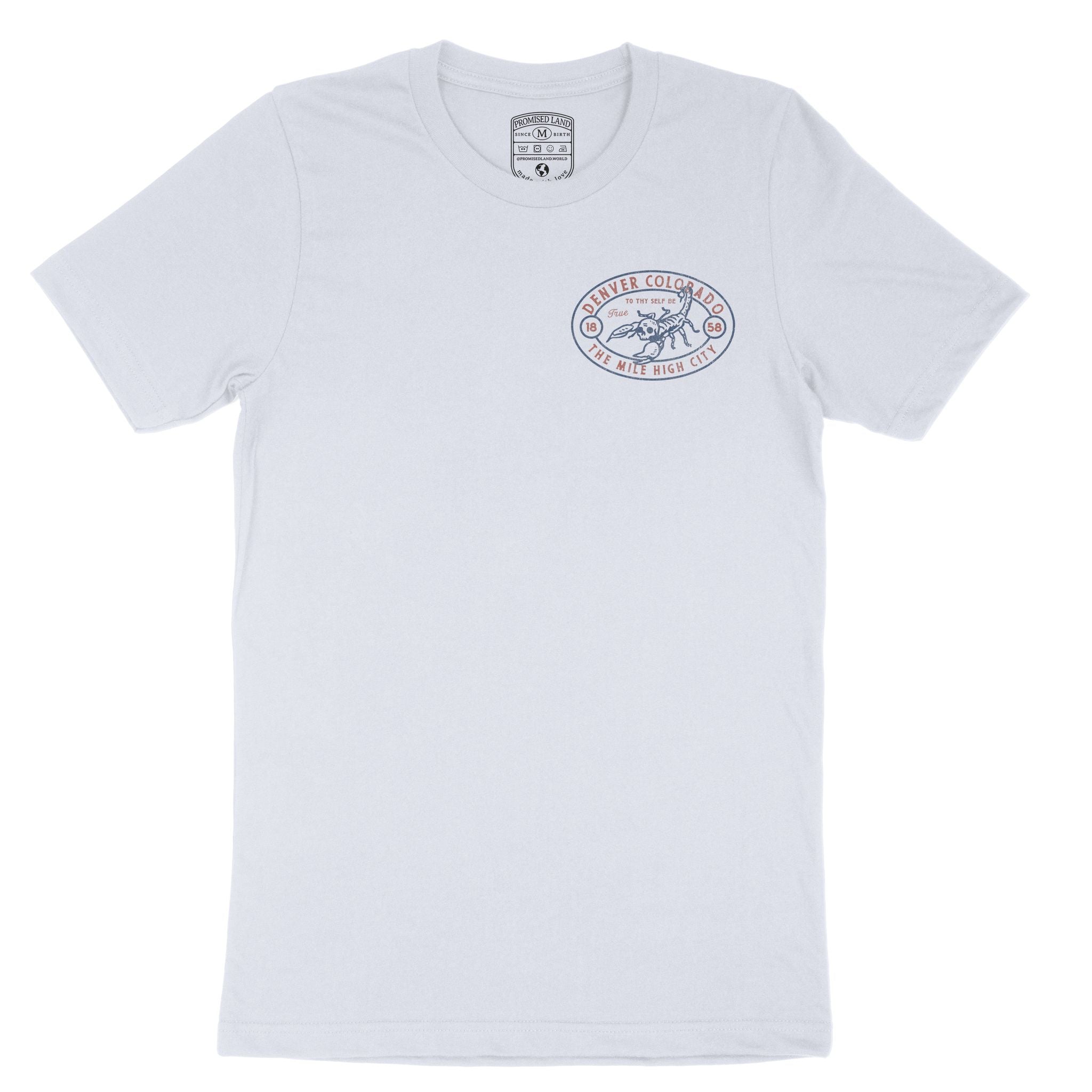Denver Scorpions Rule T-Shirt in Light Blue - front view