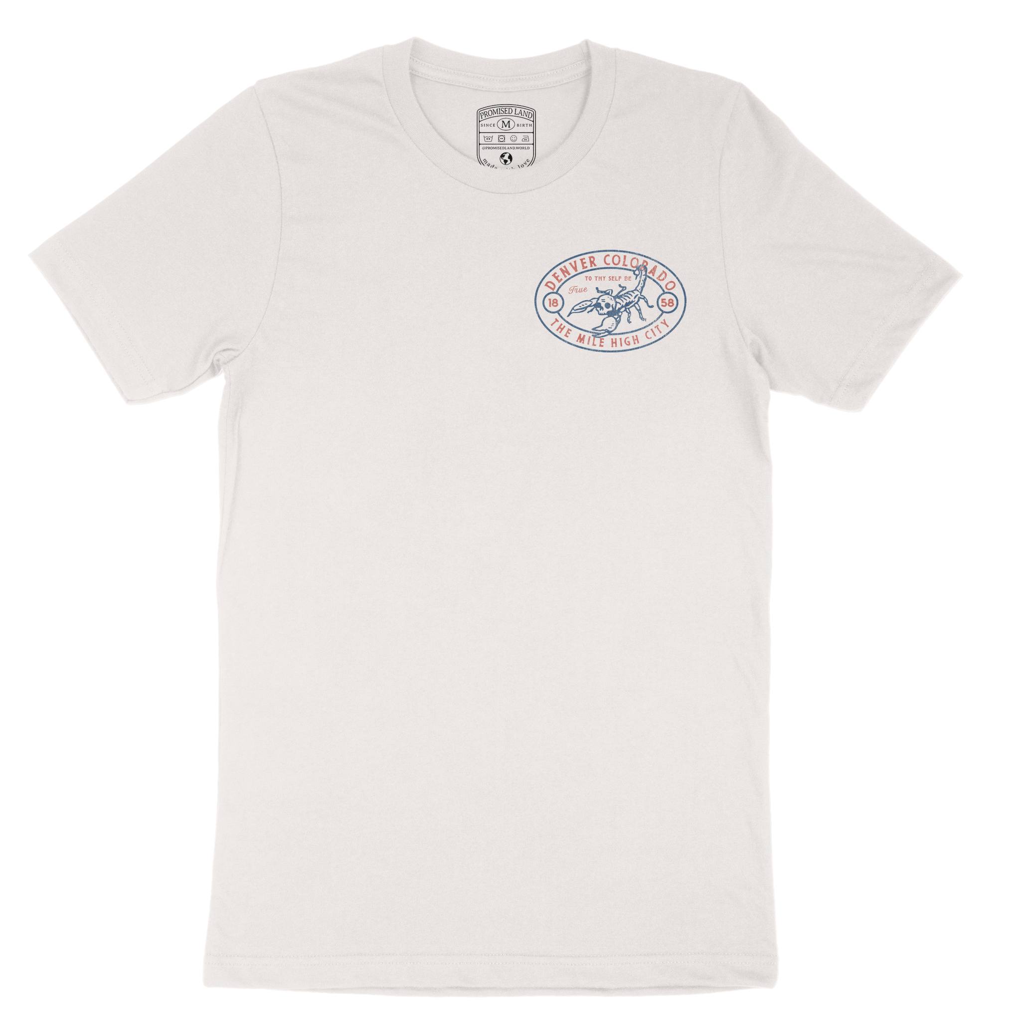 Denver Scorpions Rule T-Shirt in Vintage - front view