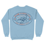 Miami Scorpions Rule Crewneck Light Blue back
