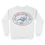 Miami Scorpions Rule Crewneck White back