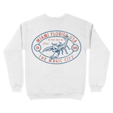 Miami Scorpions Rule Crewneck White back