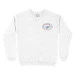 Miami Crewneck in White - front view