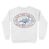 New York Scorpions Rule Crewneck White back