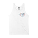New York Tank Top in White - front view