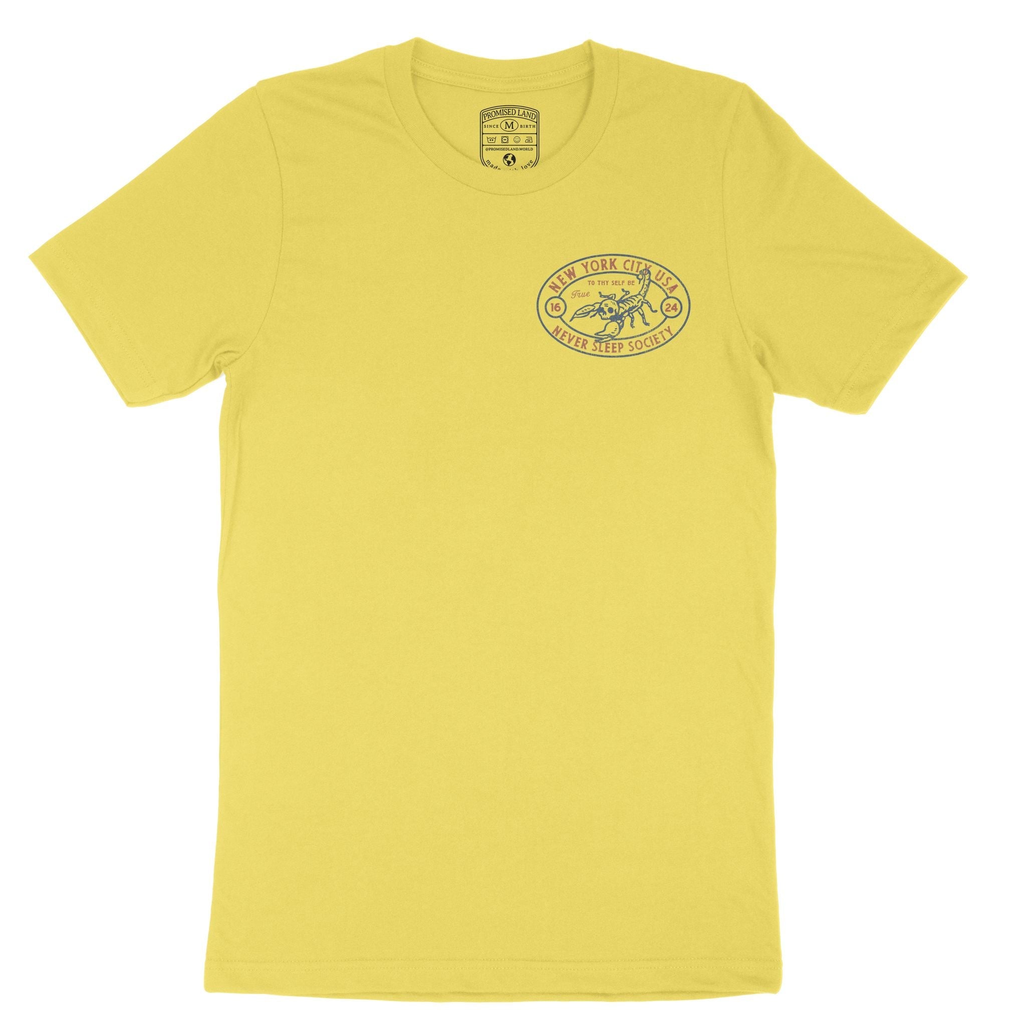 New York Scorpions Rule T-Shirt Maize_Yellow front
