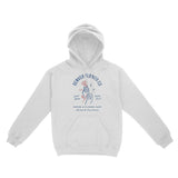Denver Flower Mom Hoodie White front